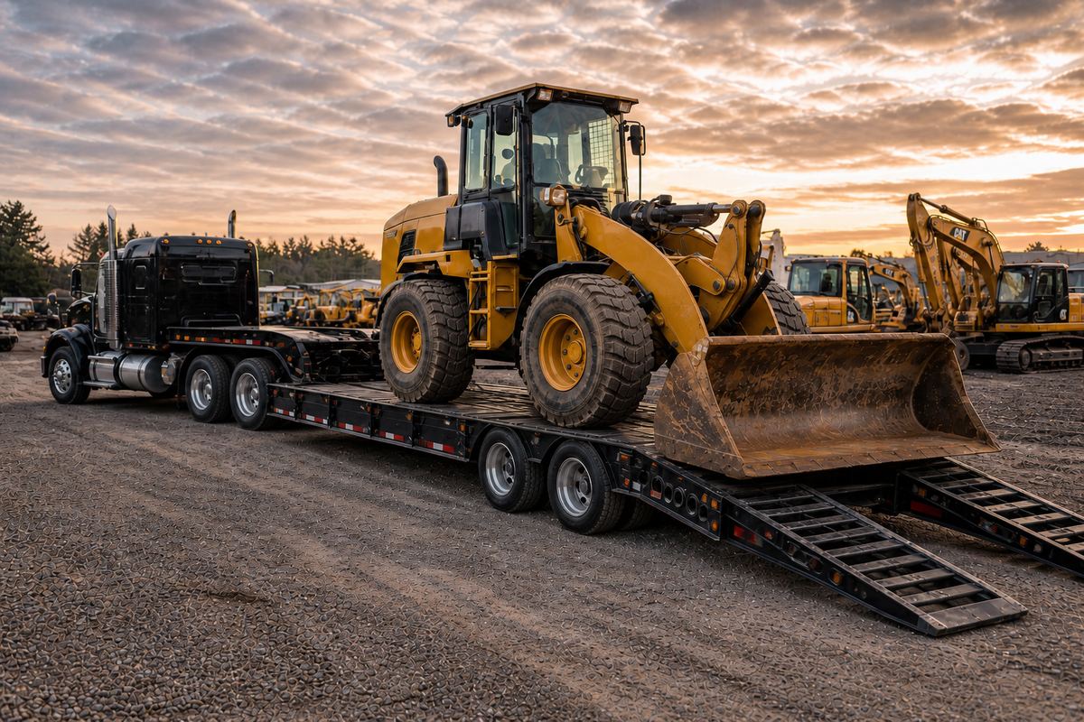 Auction pickup route example