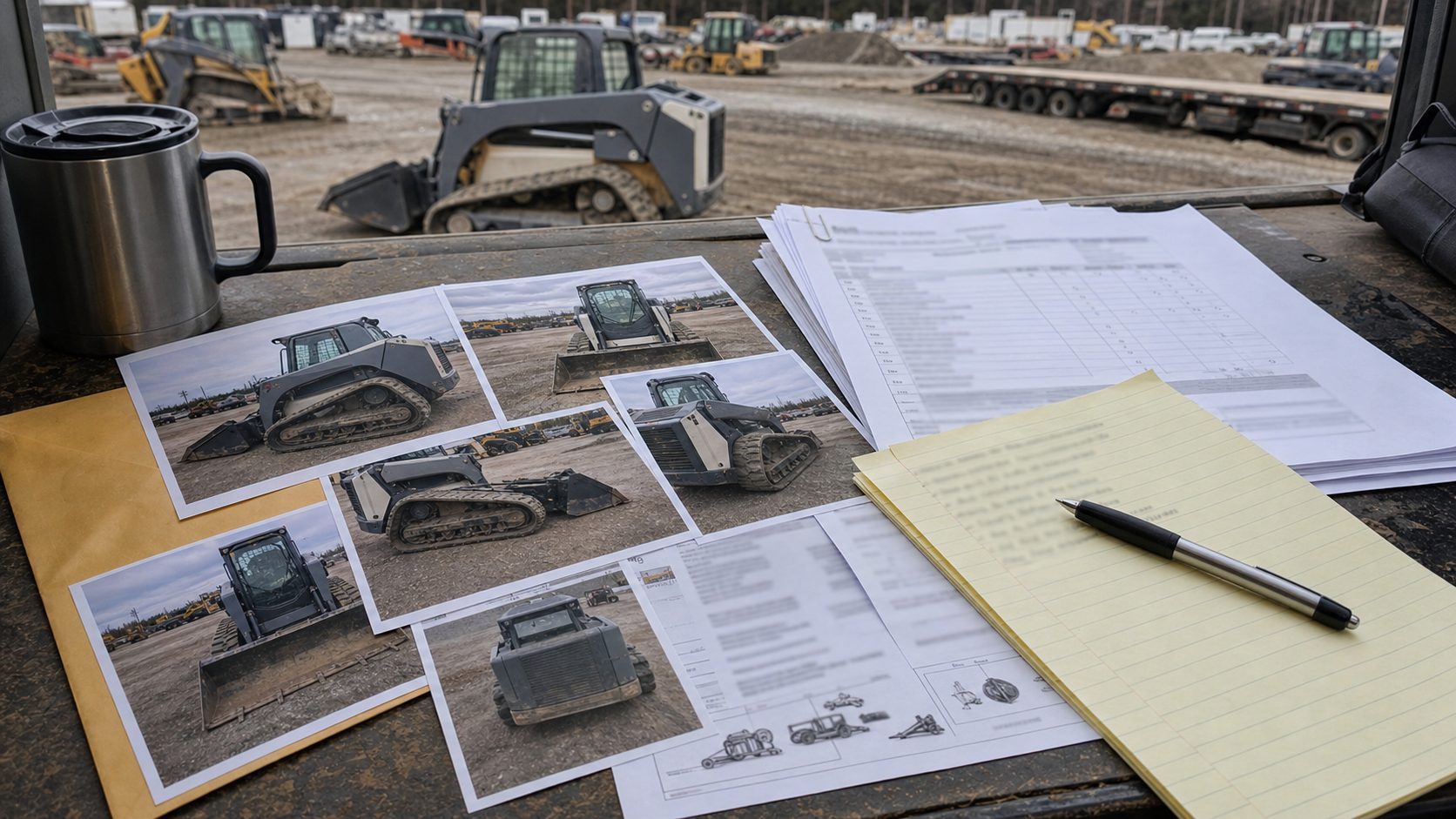 Unknown condition should be treated honestly for auction pickup transport planning.