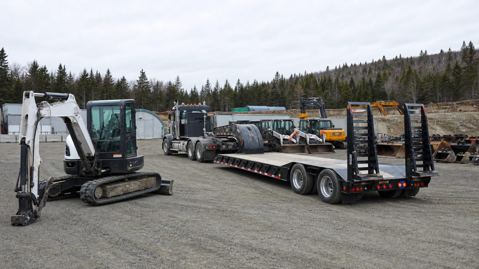 Machine details may be incomplete for auction pickup transport planning.