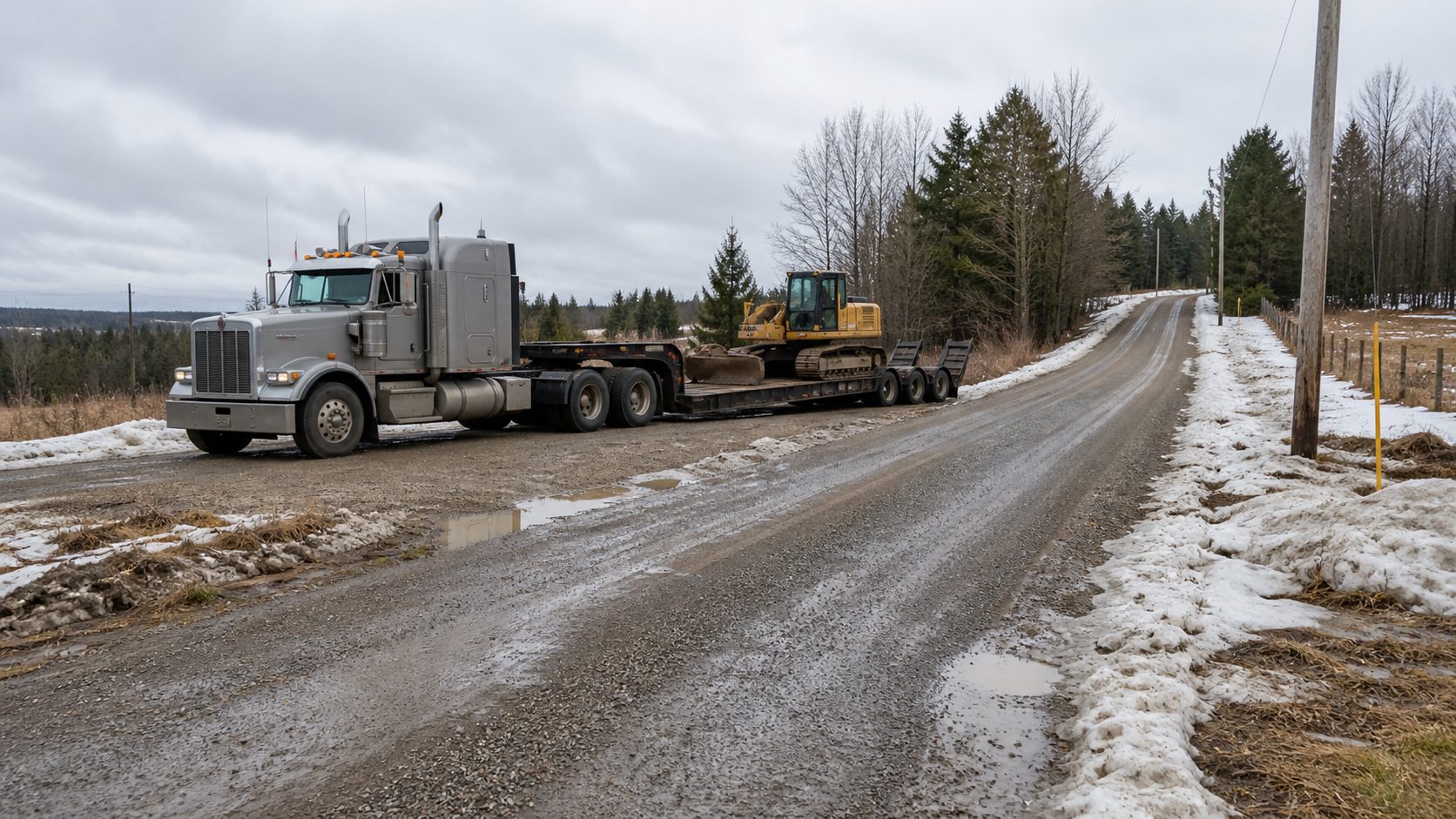 Access can change after the quote request for route and access planning transport planning.