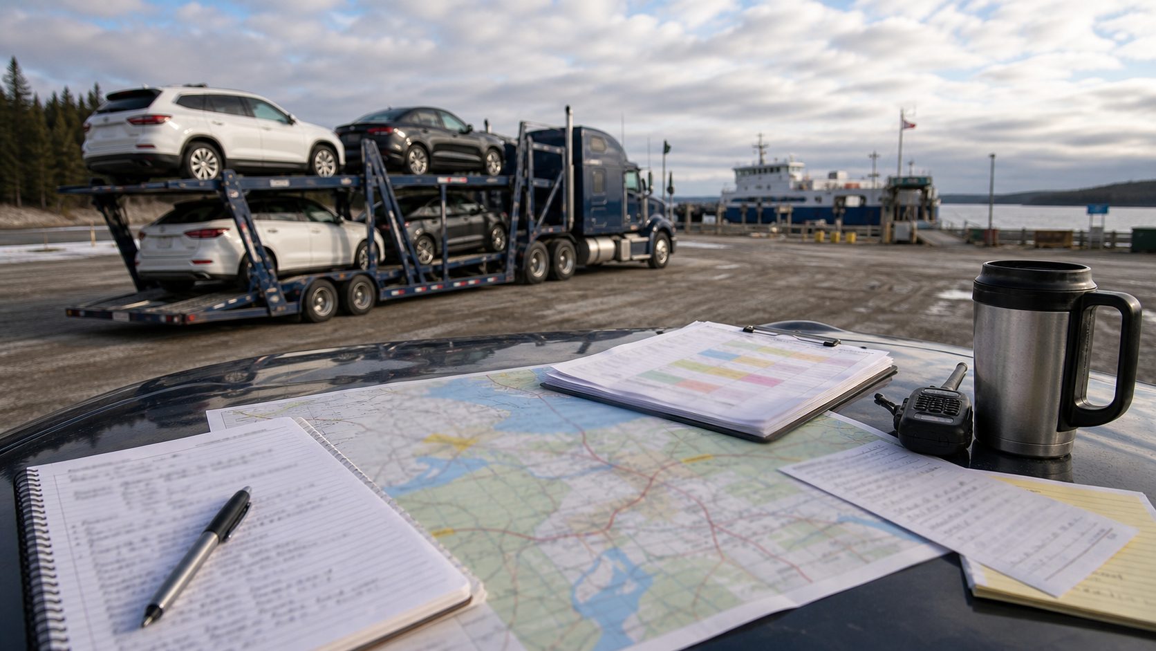 Route review that includes more than distance for route and access planning transport planning.