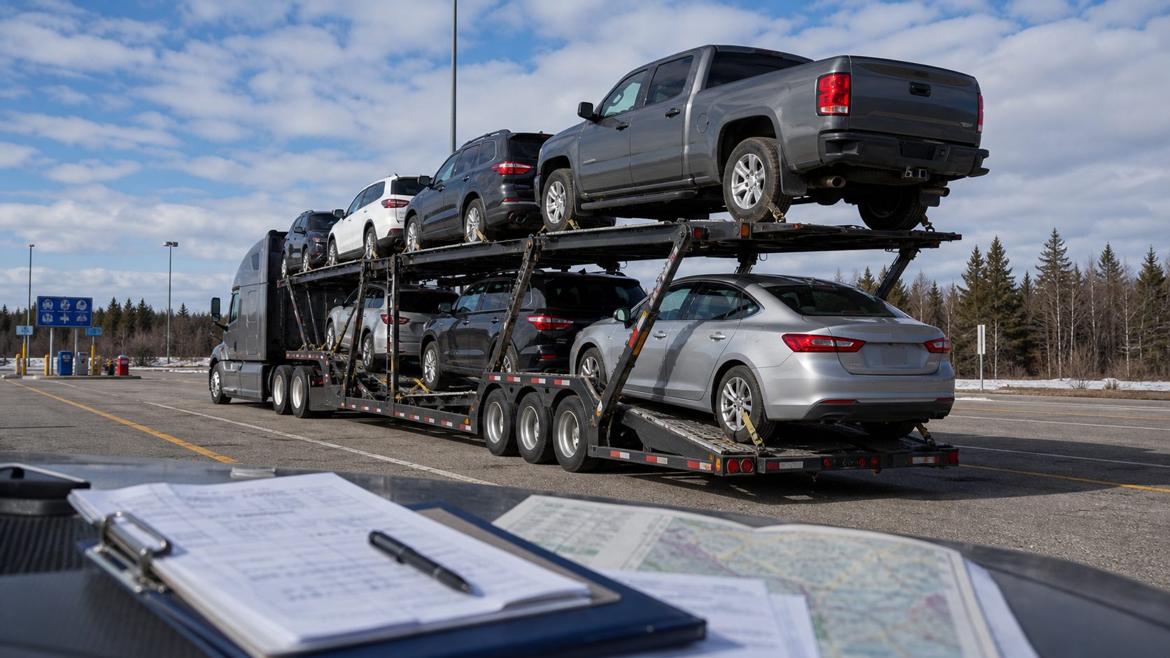 Condition and access still matter for vehicle transport transport planning.