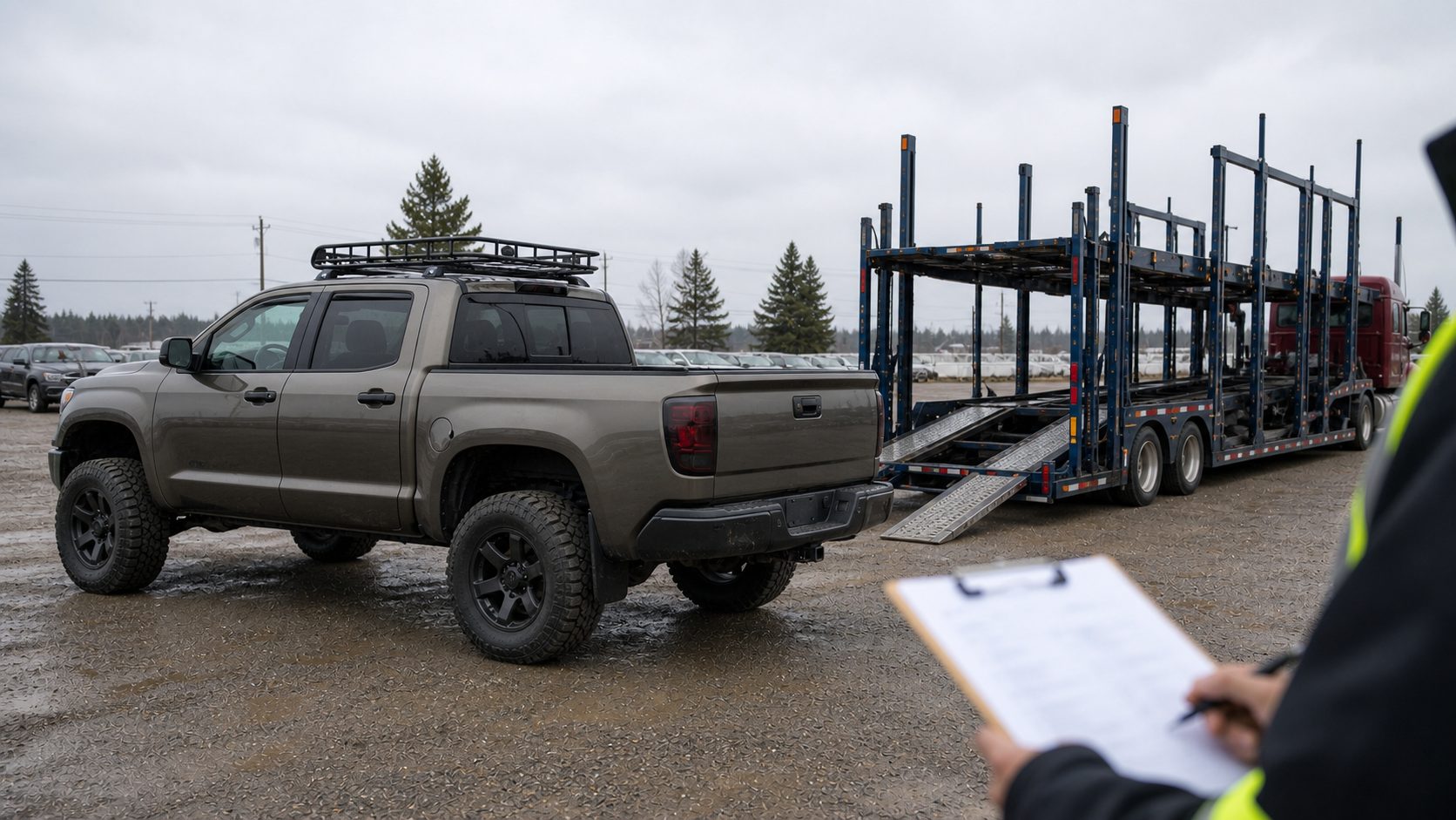 Modification changes should be described plainly for vehicle transport transport planning.