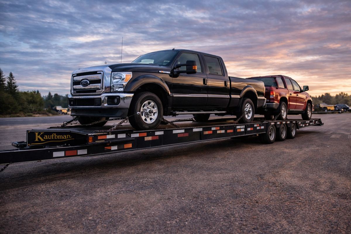 Pickup truck transport in Atlantic Canada